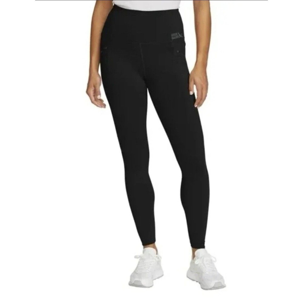 Eddie Bauer Women's  Trail Tight Leggings Black Zip pockets  Size  XL. NWT E1